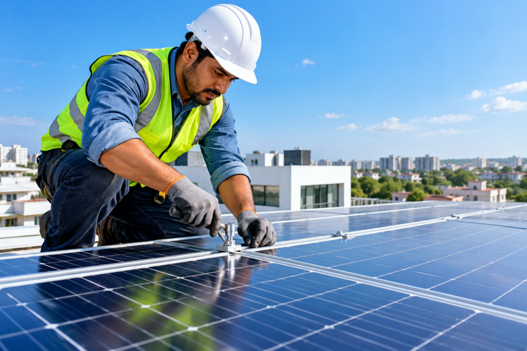 solar panel installer
